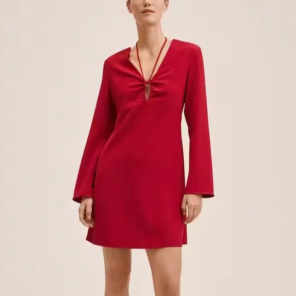 Mango Red Dress - Picture 6 of 10